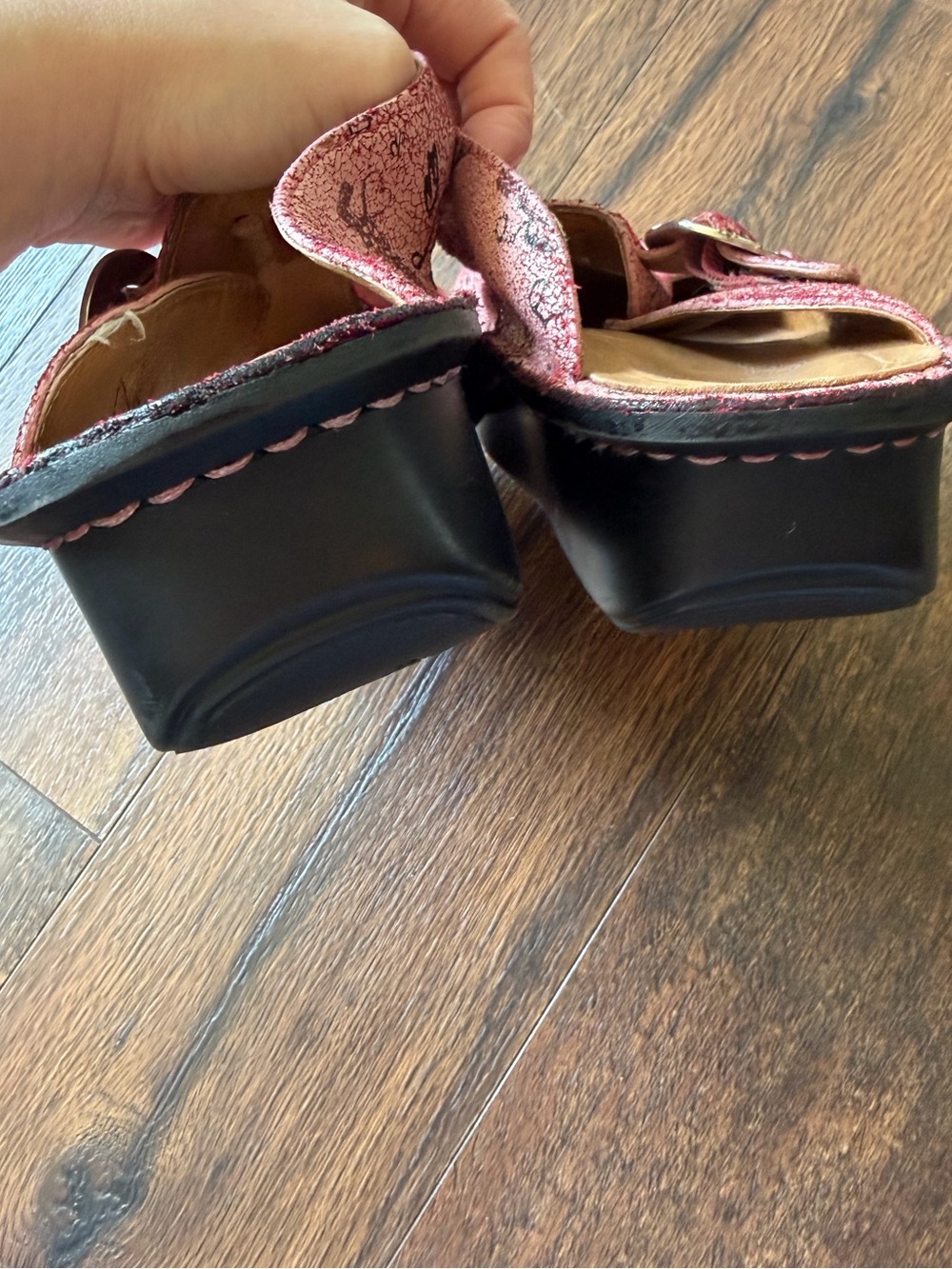 PG Lite Leather 2000s Graffiti Platform Clogs - Picture 7 of 12